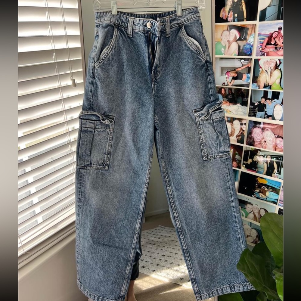 Forever 21 Barrel Denim Jeans
